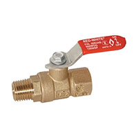 5083AB- Lead Free Brass Mini Ball Valve FNPT x MNPT